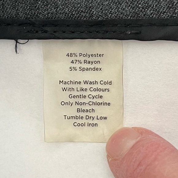 Talbots Signature Boot Grey Career Trousers Size 8 - Picture 14 of 15